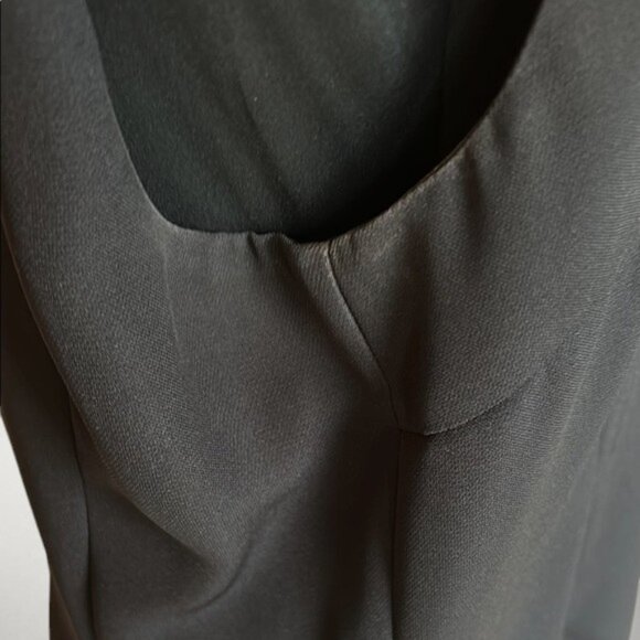 Vintage Fattaneh Bahari 2 Piece Black Blazer Dress Size 16 - Picture 12 of 15